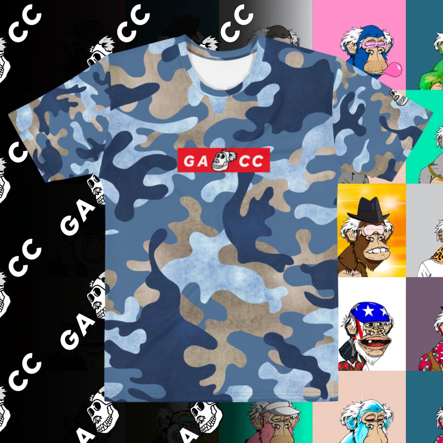 Camo Box Logo GACC T-shirt