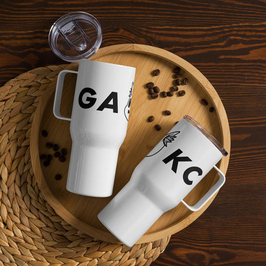 GAKC Travel mug with a handle